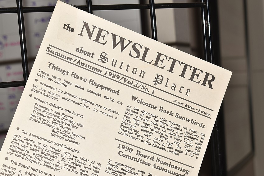 A summer and autumn newsletter from 1989 announces a new board.