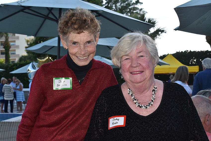 Janet Shapiro and Judy Robb, longtime owners, chatted about the past.