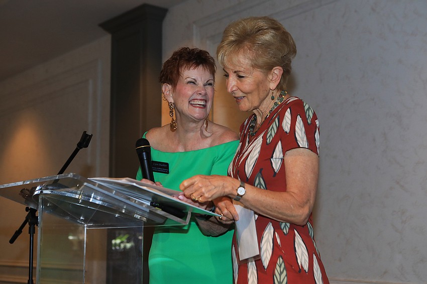Co-chairwoman Lynn Buehler and Joan Wides