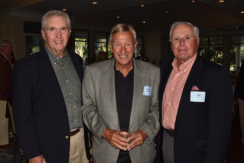 Frank Sulzman, Tom Guarino and Matt Zito caught up on longtime Friars activities.