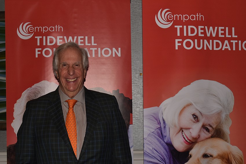 Henry Winkler was the keynote speaker for the event.