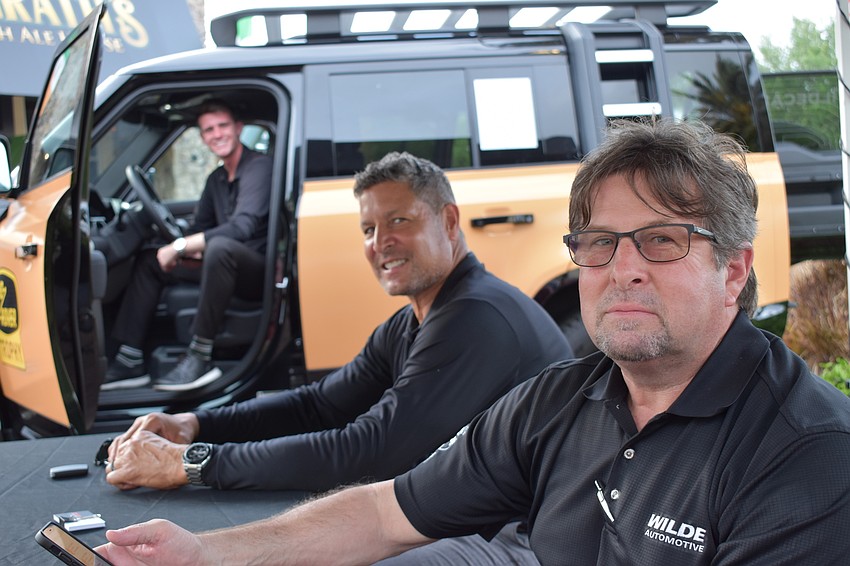 Noah Serafine, Tony DeJesus, and Bill Longo of Wilde Automotive were there to help those in the market.