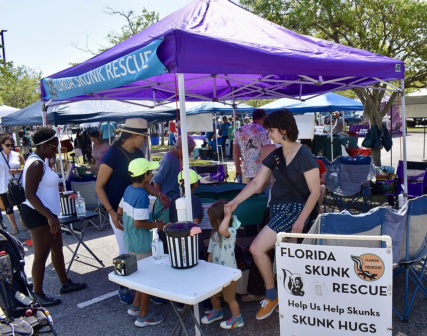 Florida Skunk Rescue's mission is place domestically bred skunks in new homes.