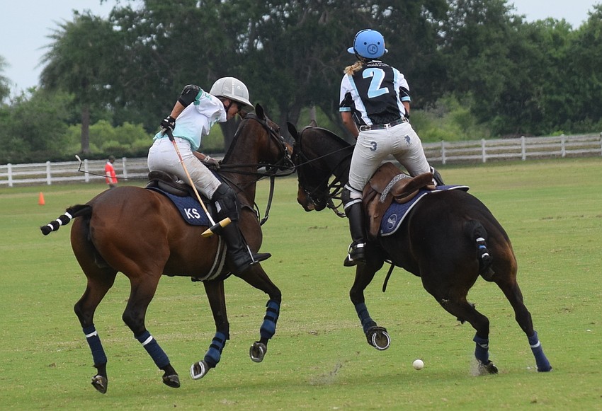 Power Group's Kylie Sheehan is on a collision course with Ocala's Laura Straussfeld.