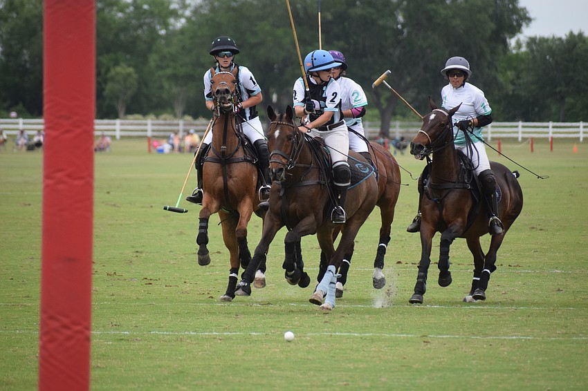 Ocala's Laura Straussfeld gets ready to take a shot on goal during the Women's Challenge.