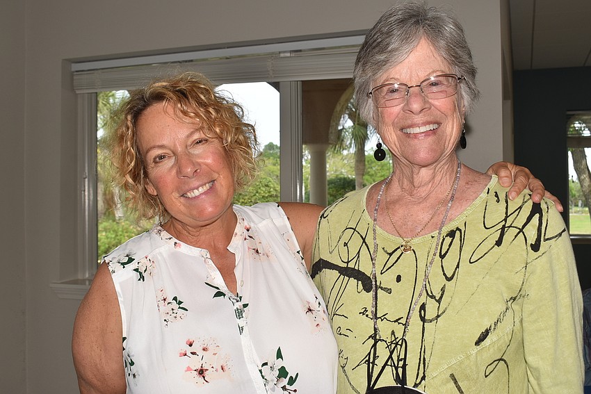 Sandi Love and Marion Schmollinger are frequent class-goers.