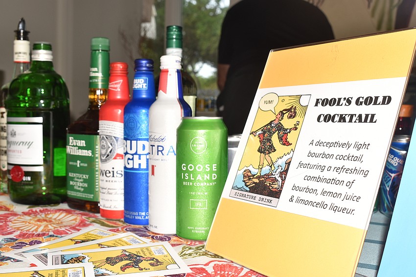 The signature drink was the Fool's Gold cocktail.