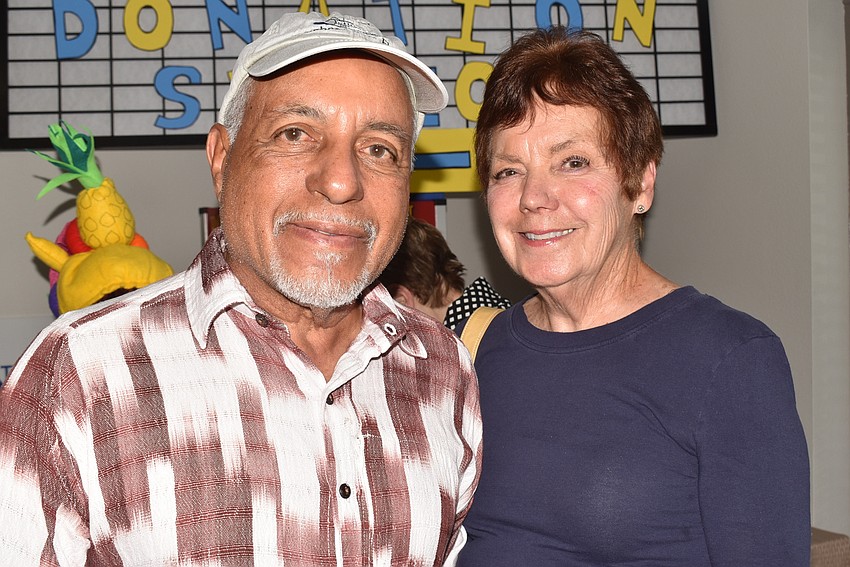 Tai chi teacher Reuben Fernandez and Fran van Zandt.