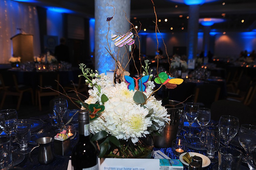 This year's event had a vibrant butterfly theme.