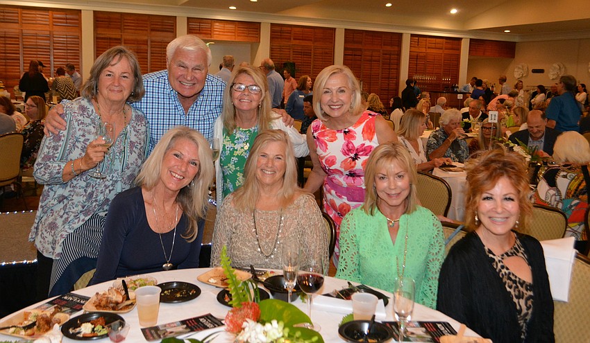 Back: JoAnn Schwenke, Bob Weingartner, Deborah Duffey and Barbara Dehart; Front: Shelley Harrison, Virginia Luke, Kathy Pendleton and Debi Nettlow
