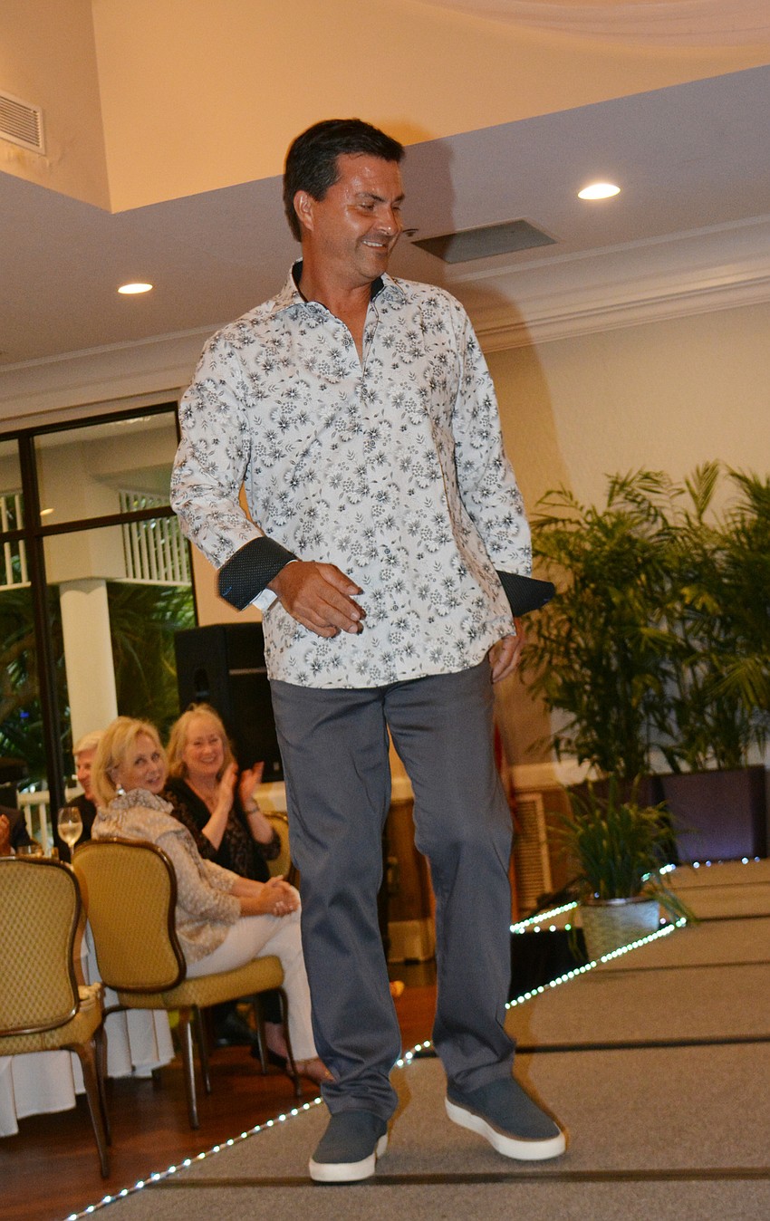 Aaron Virgin, Save our Seabirds' new CEO, models casual wear.