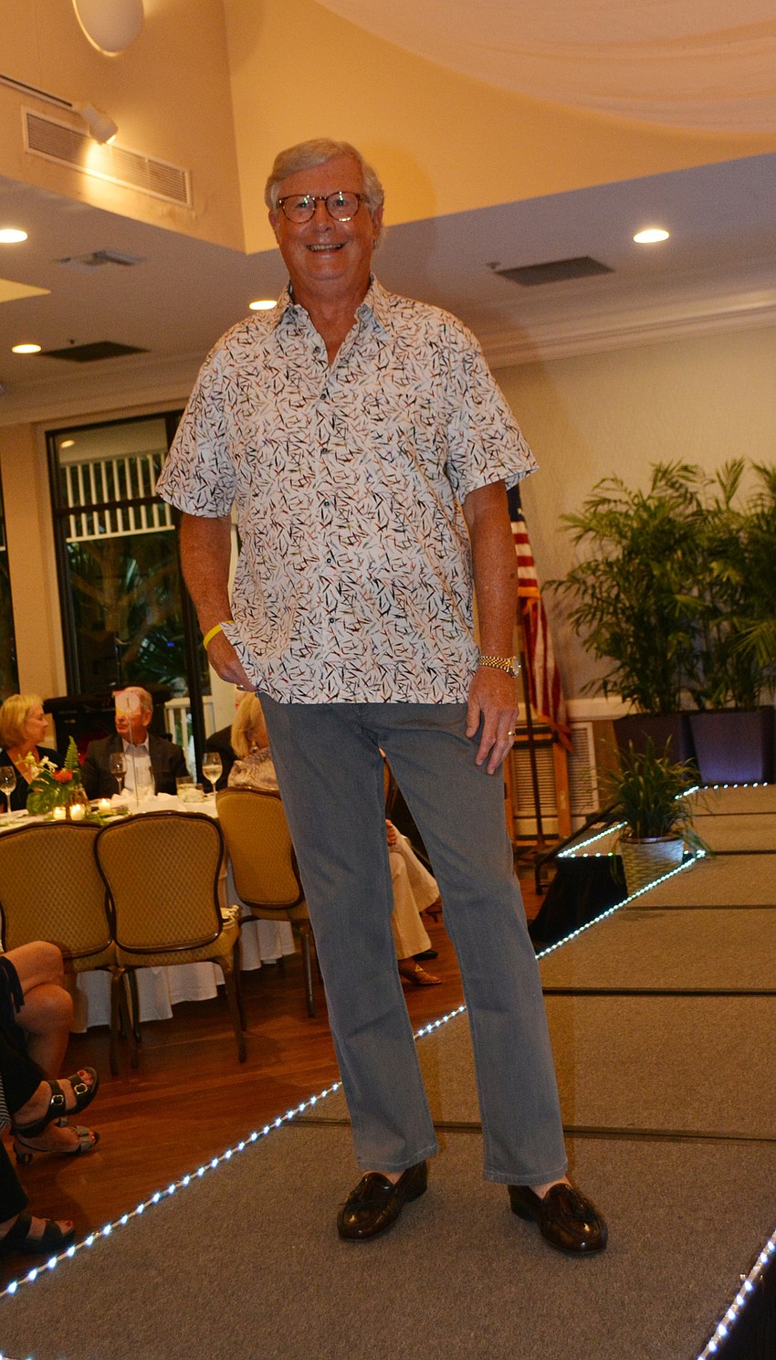 Gary Ulrich displays a casual look with ease.