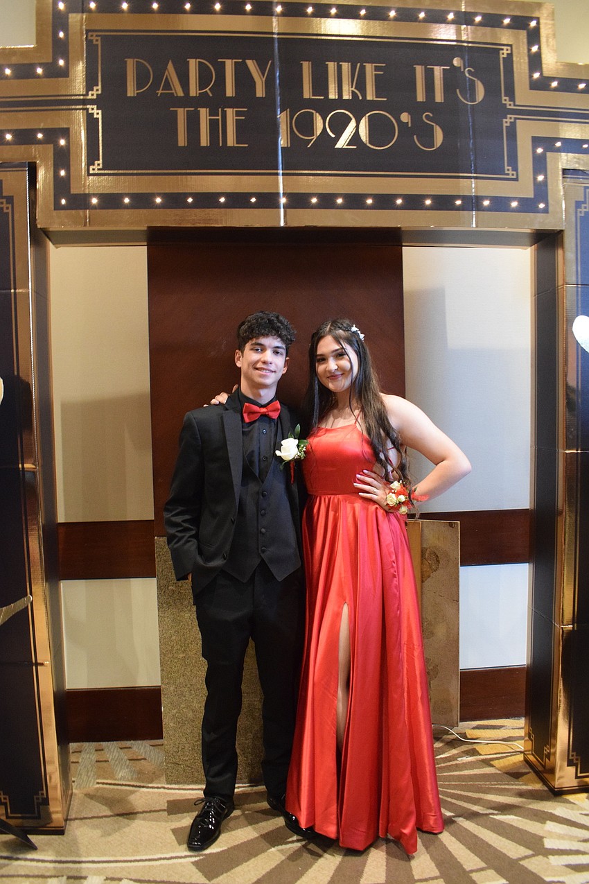 Seniors Michael Chance and Ana Garzon look forward to being at prom.