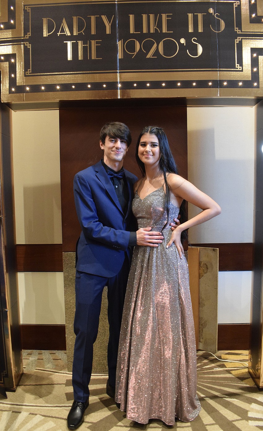 Senior Felipe Sanchez and junior Lizeth Espinoza are excited to attend their first prom.