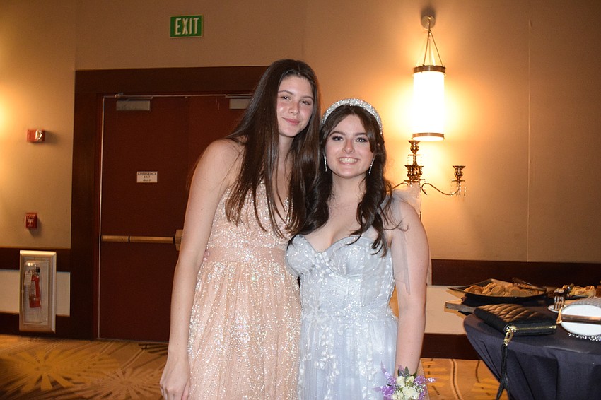 Seniors Hailey Lord and Hailey Paquette spend time talking to each other.