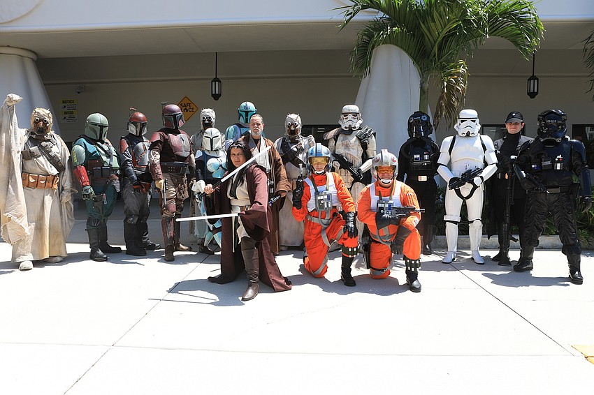 Members of the 501st Legion, the Mandalorian Mercs and the Rebel Legion groups attended the show.