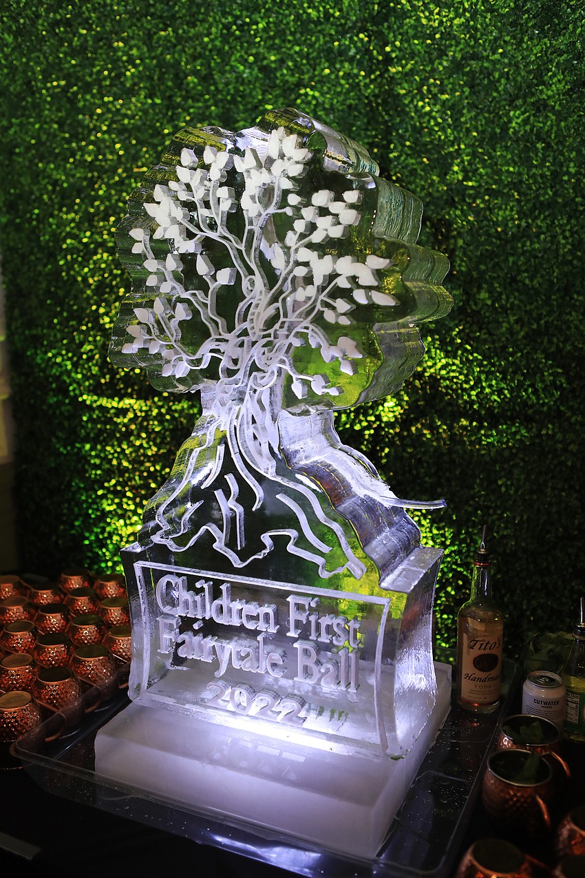 The event had a fantasy forest setting.