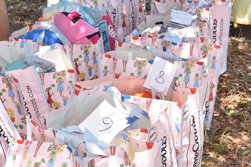 In total, 50 bags went out to families.