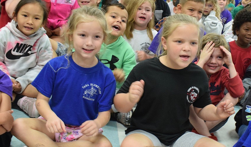 Payton Williams and Logan Wheeler chant, 