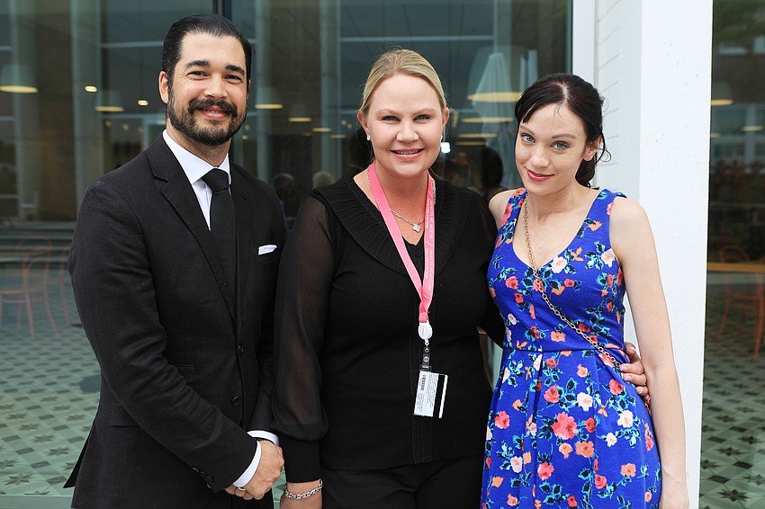 John Dangaran, Carolyn James and Laura Stuart Wood