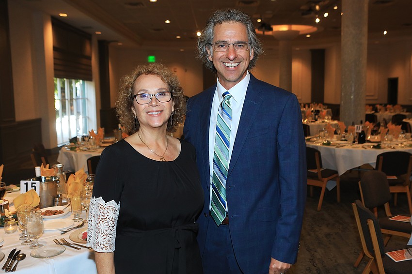 Chairwoman Marian Raupp and Rabbi Brenner Glickman
