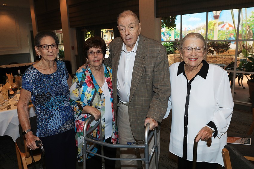 Mona Salomon, Ethel Gross, Dick Gross and Joy Scherer
