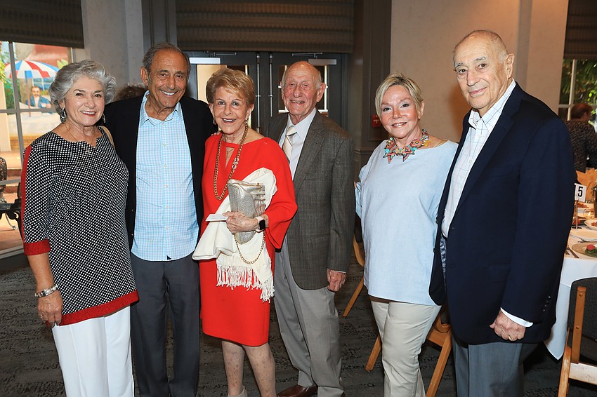 Ruth and Dave Skole with Renee Schade, Bob West, Sophia and Ronald Fisher