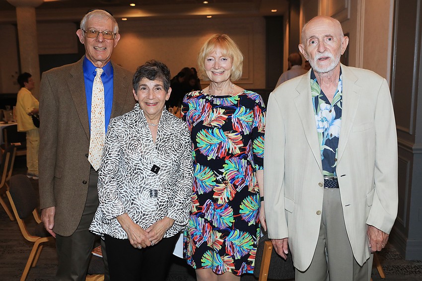 Alan and Judy Wertheimer with Aviva Berg and Arthur Bernberg