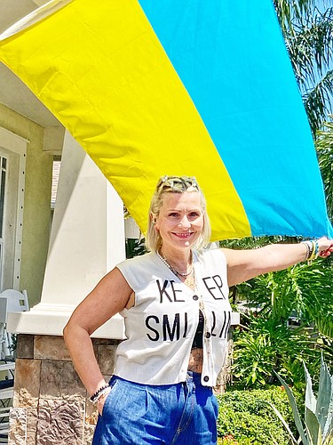 Central Park&#39;s Dasha Schultz is raising money to support refugees in her home country of Ukraine. Courtesy photo.