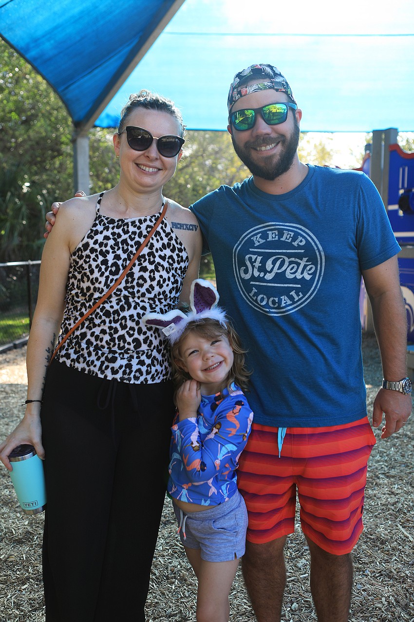 Patricia, Ruby and Cameron Brian