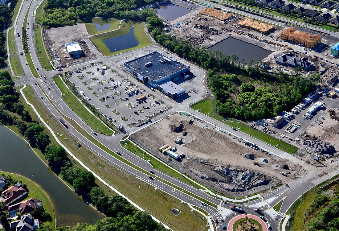 The shopping center is under development at the intersection of Pope Road and State Road 64. (Courtesy photo)