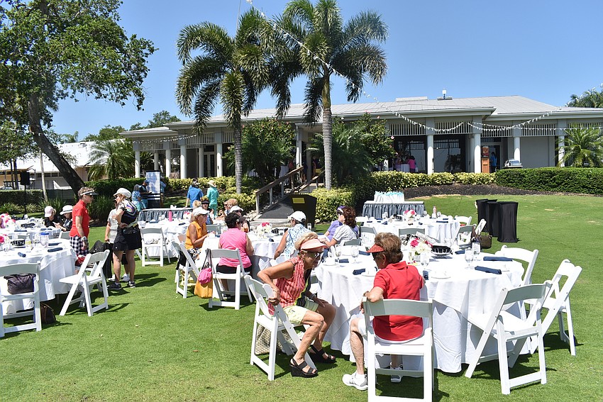 About 50 golfers came to the luncheon.