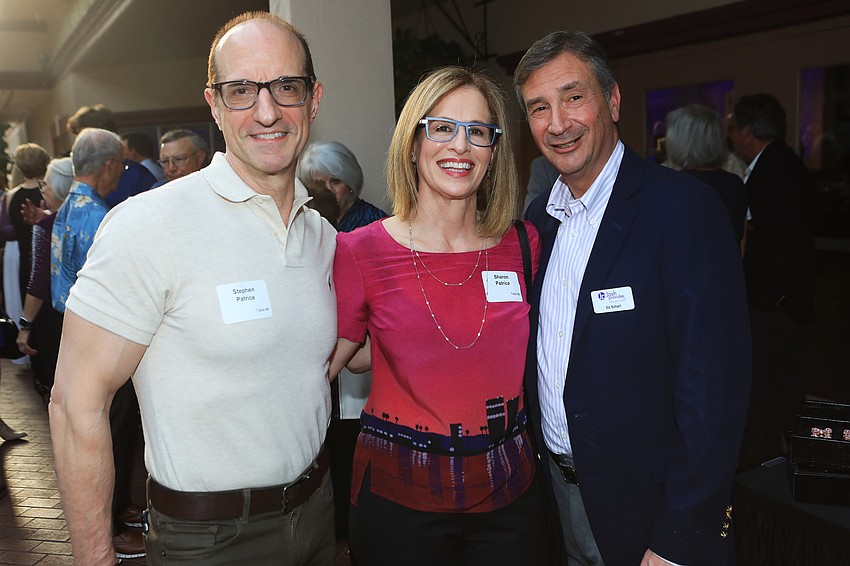 Stephen and Sharon Patrice with Ed Scharf