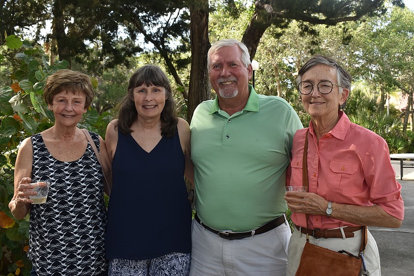 Beverly Henry, Natalie Davis, Brian Davis and Cindy Brown head to the Maine Line.