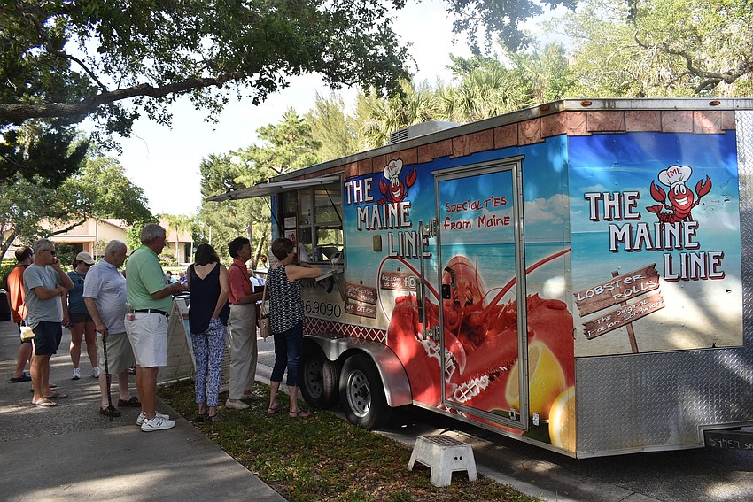 The Maine Line served up lobster rolls.