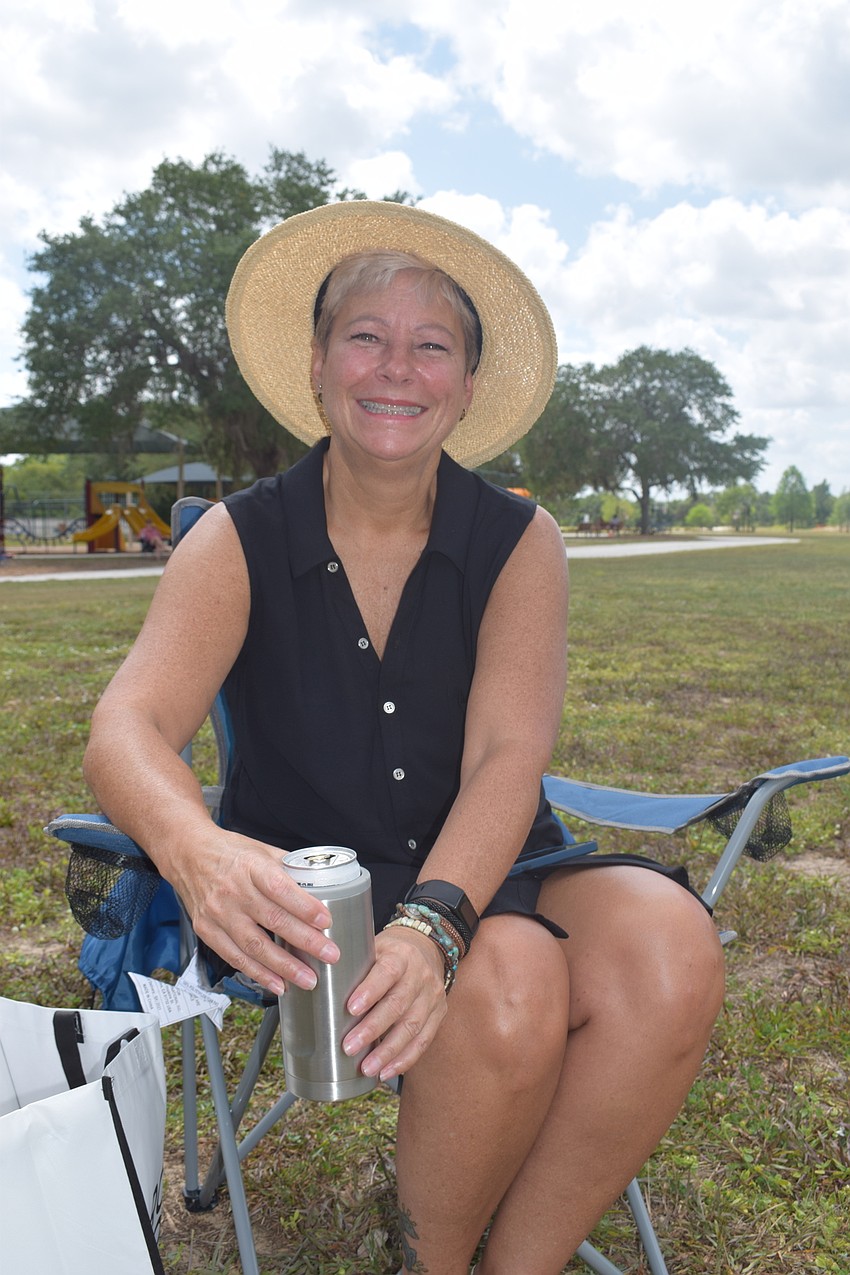 After moving to Lakewood Ranch in May, Kathy Clark hopes to meet some neighbors at the community concert.