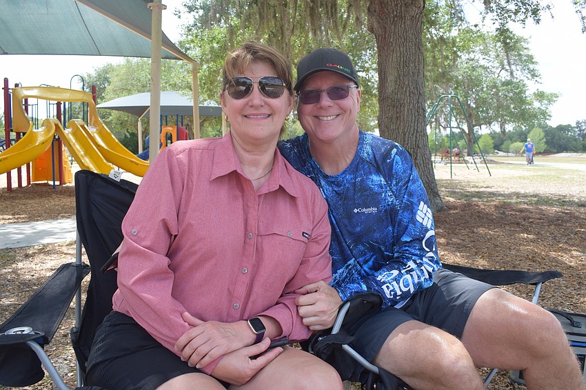 River Walk's Jeanne Miller and her husband Jim Miller have seen Jah Movement perform several times. 
