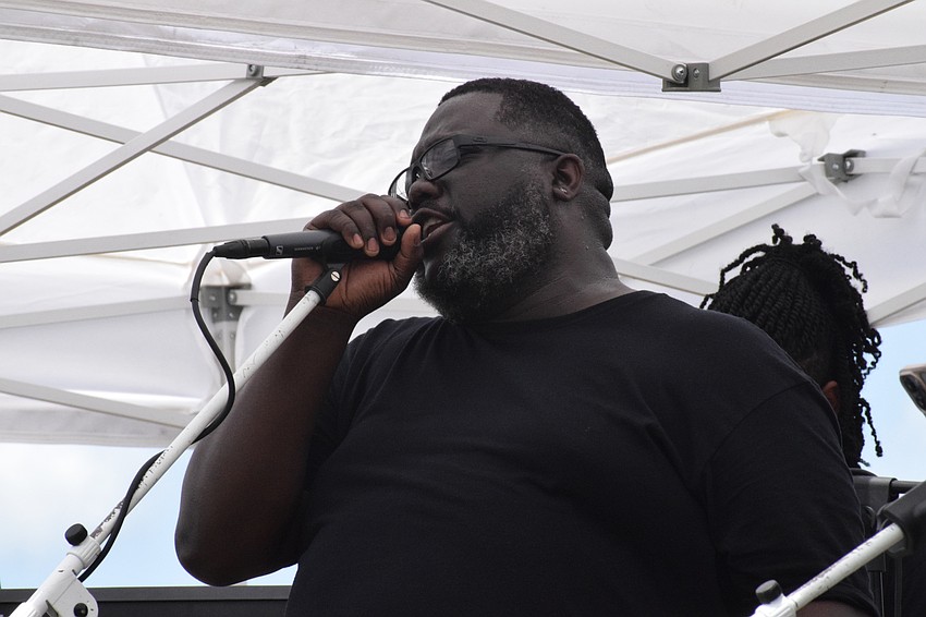 Jah Movement's Damie Caines sings 