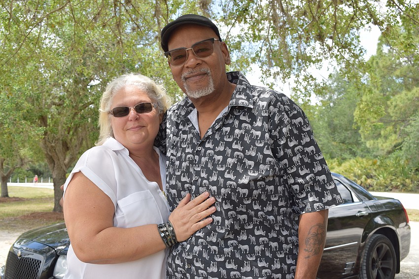 Ellenton's Melissa Hollsten and Reginald Mullen have never seen Jah Movement perform but they were enjoying the performance at the park.