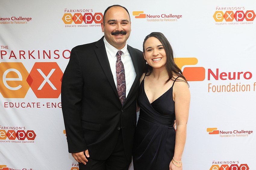 Nathan Seepaulsing and Nicole Peet