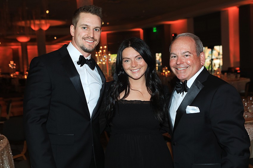 Bryan Mayer, Kylie Menish and emcee Bill Menish