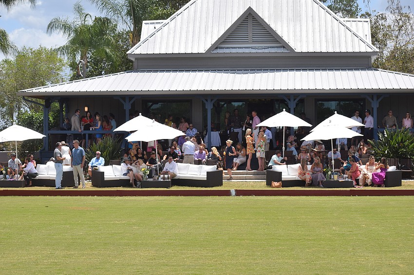 The new renovated clubhouse was a happening place on the final day of the season at the Sarasota Polo Club.