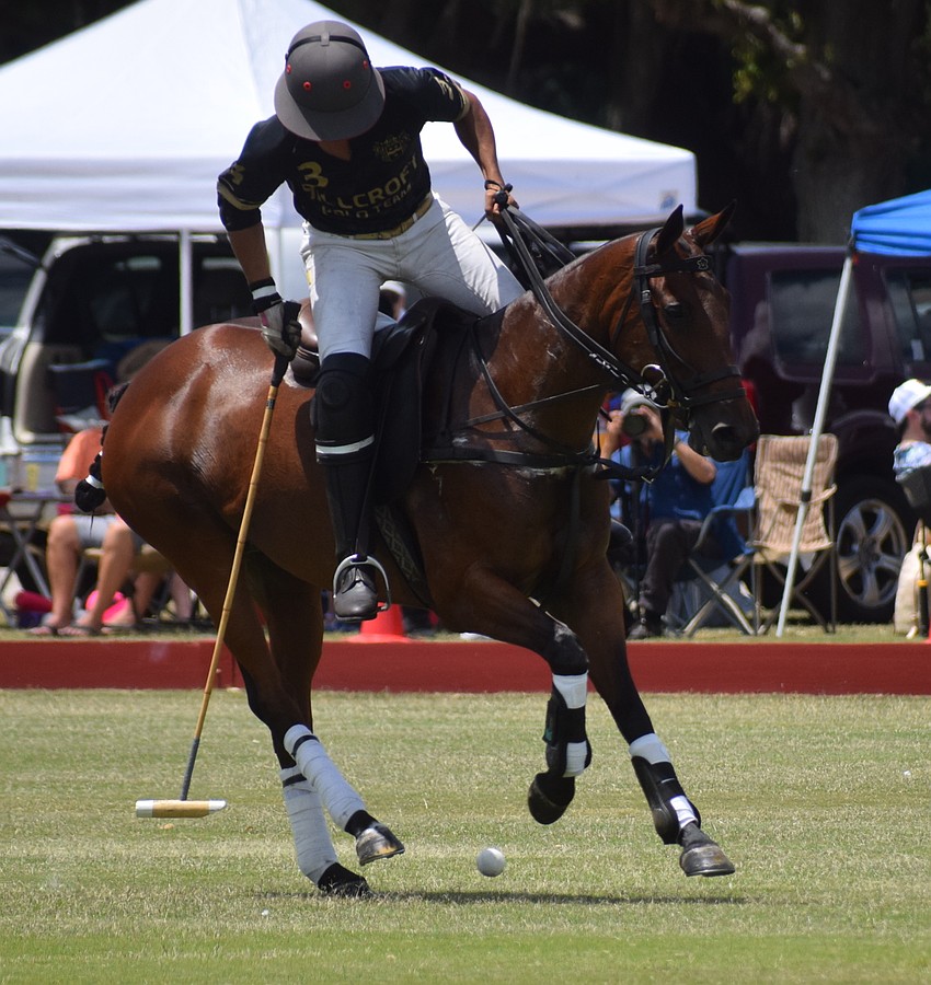 Sometimes the ball just gets caught underneath you as it did with Hillcroft's Nachi Viana.