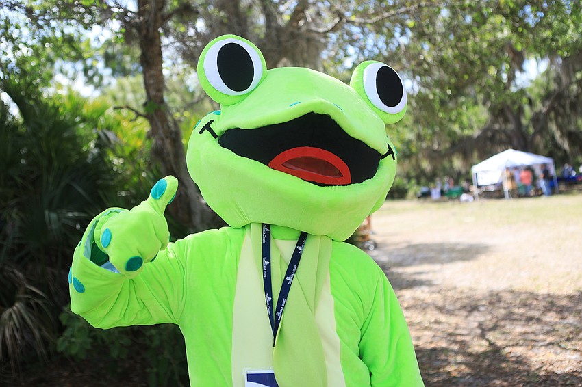 Floody the Frog from Sarasota County