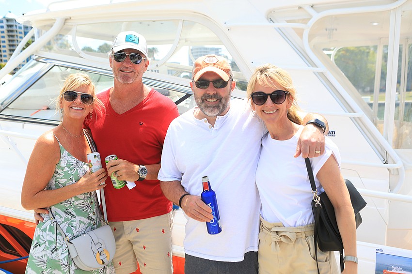 Jill and Jim Rocheford with Sara and Scott Gibbons