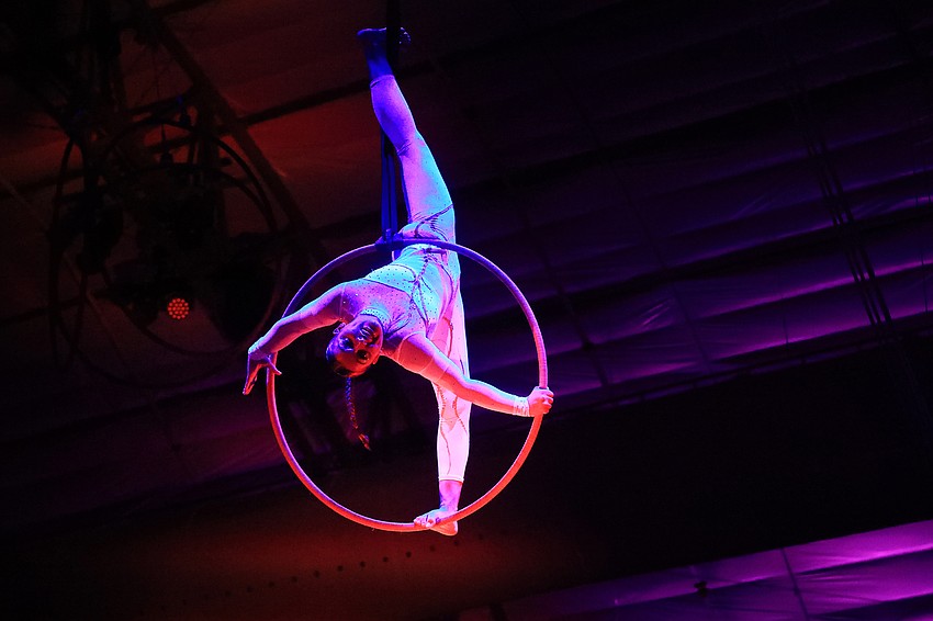 Emma Clarke dazzles the crowd.