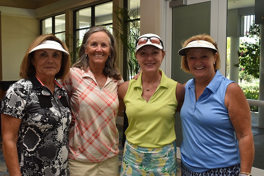 Anna Whaley, Peggy Hopkins, Pam Snauwaert and Becky Smothers