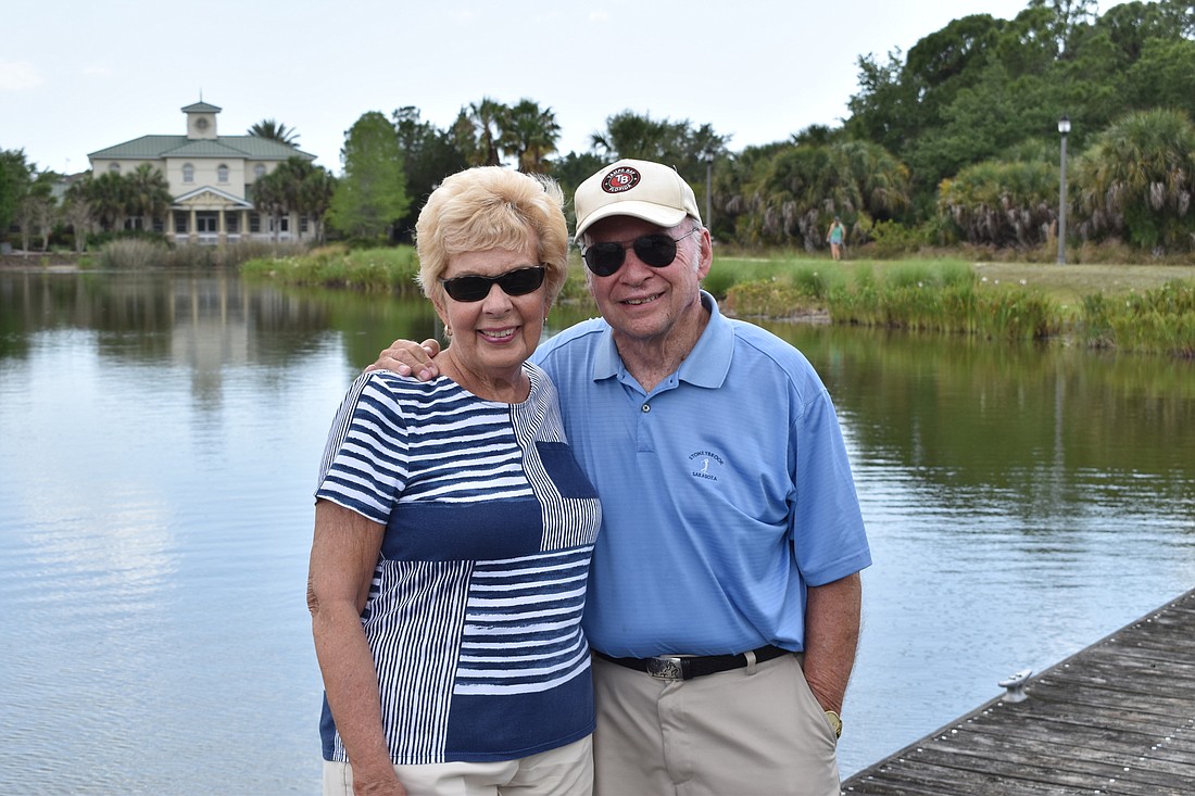 Charles and Carol Haeussner are currently the only residents of the Edgewater community who still use Lake Uihlein for sailing.