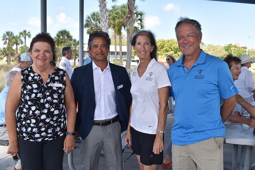 Mote philanthropy and aquaculture staff Kevan Main and Mike Nystrom, respectively, caught up with LBKTW's Cyndi Seamon and Tim Thurman.