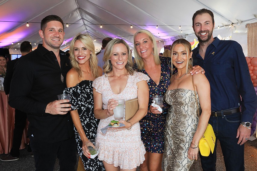 Irwin and Montana Taplinger with Erin Hart, Ellen Johnson and Ali and Matt Coan